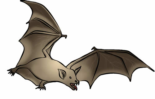 FREE Bat Clip Art 14 (