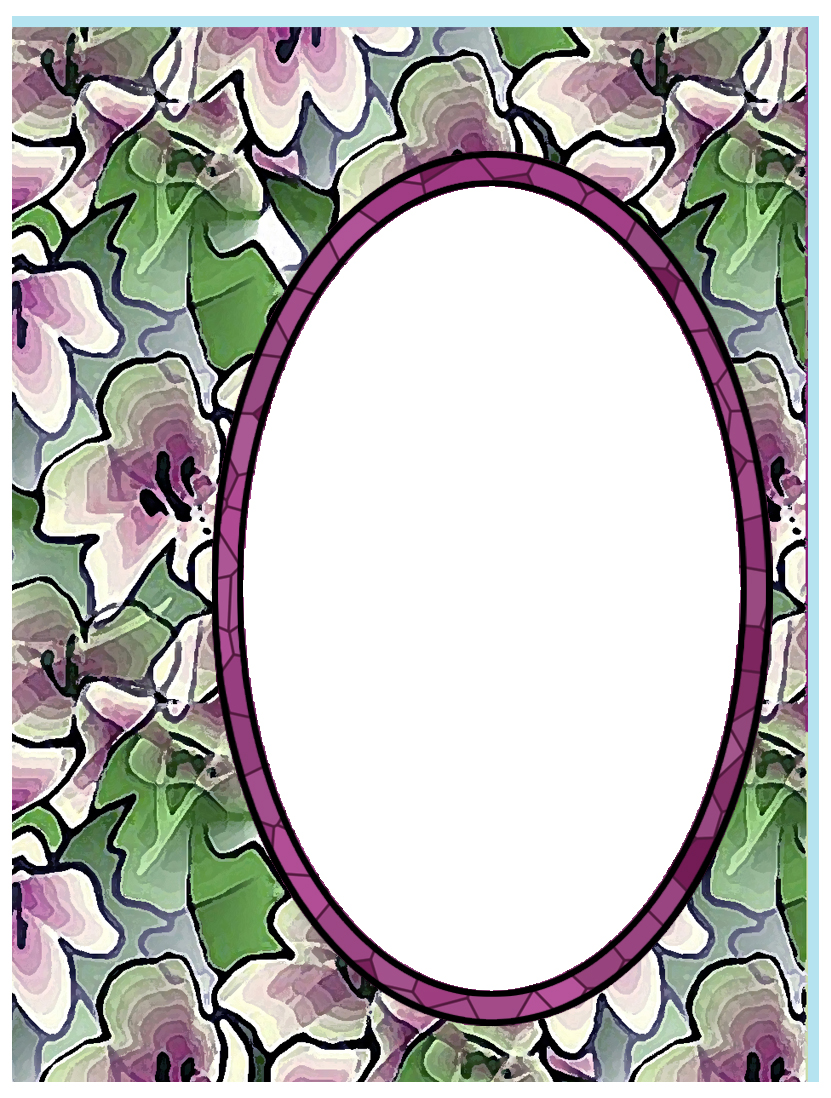 ArtbyJean - Paper Crafts: SCRAPBOOK LAYOUT PAGES - OVAL FRAMES ...