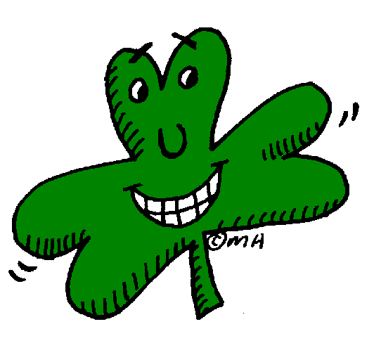 shamrock (in color) - Clip Art Gallery