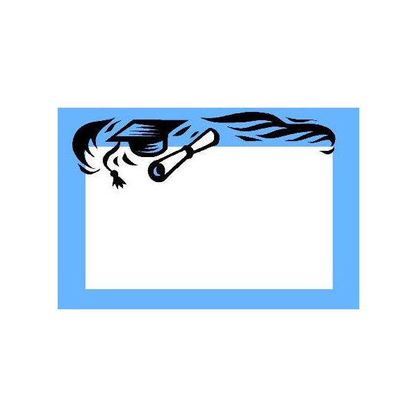 Free Graduation Borders for Cards, Scrapbooks & Beyond