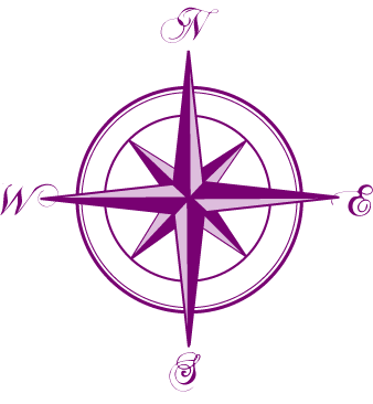 East And West – Compass Showing North, South, East And West Stock ...