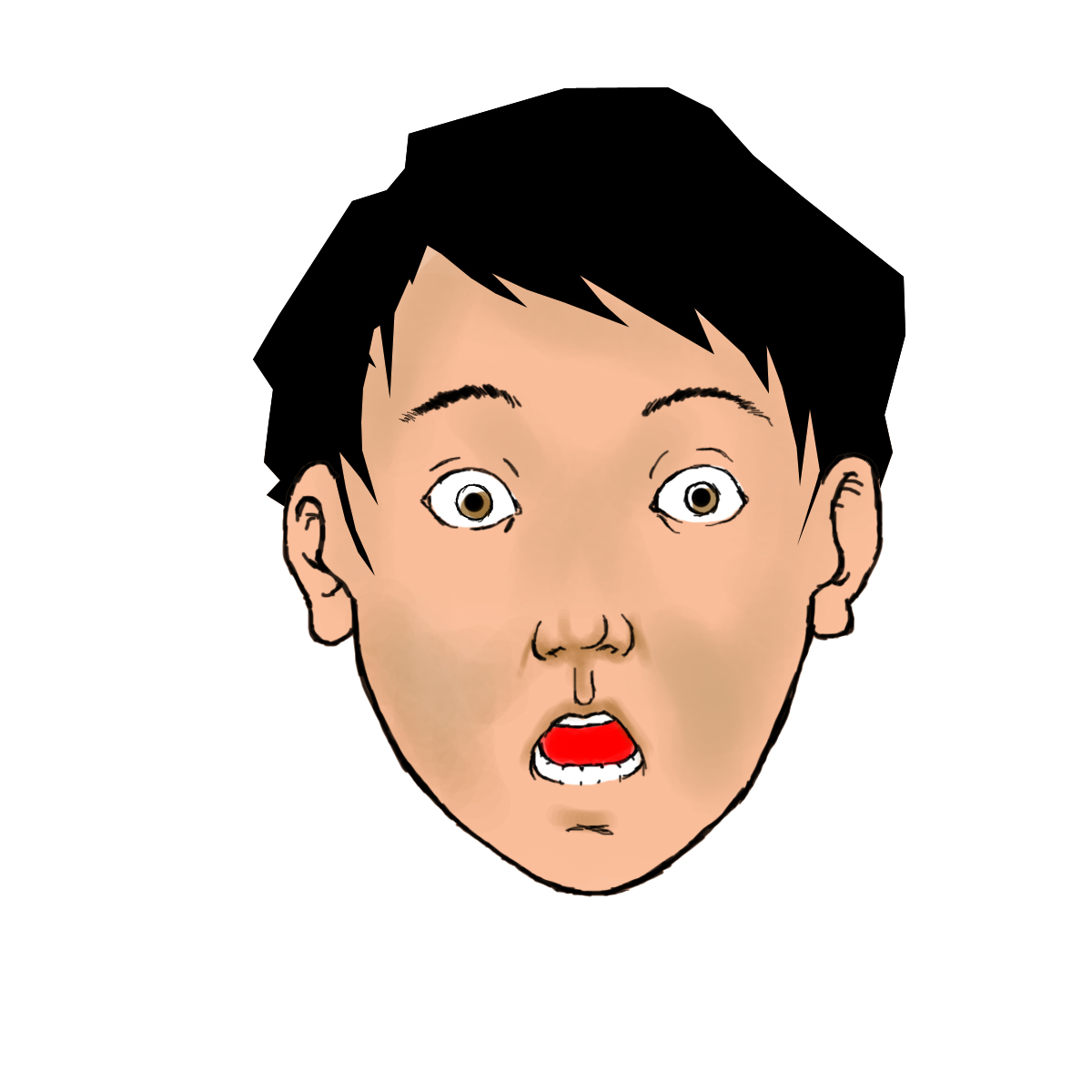 surprised clipart