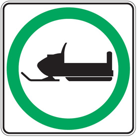 Graphic Regulation Traffic Signs - SNOWMOBILE from Seton.ca, Stock ...