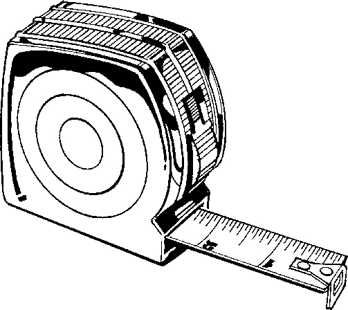 Measuring tape clipart black and white - ClipartFox