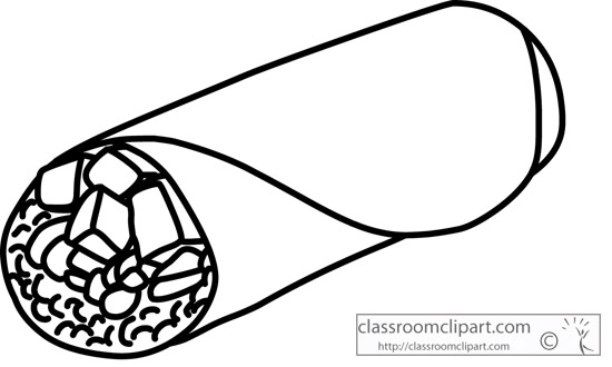 Burrito Clip Art Clipart Pizza Burrito