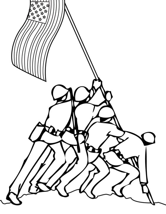 Memorial day coloring pages, Free download images and Memorial day ...