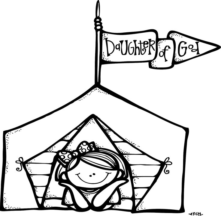 Girls Camp Clipart
