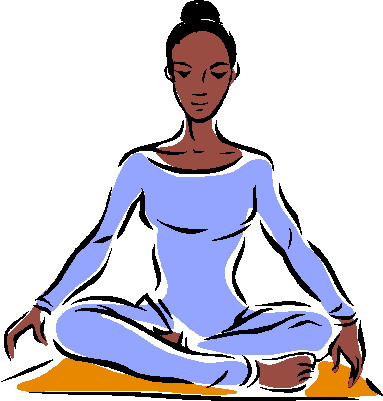 Family yoga clipart