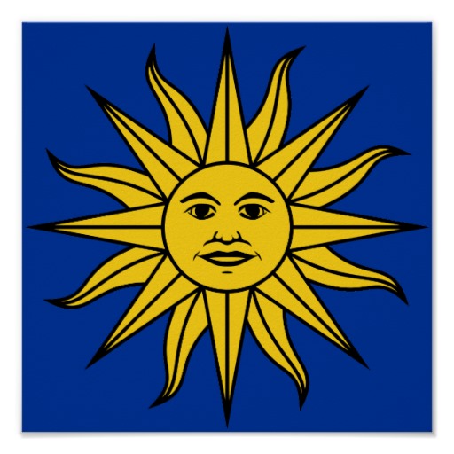 Uruguay "Sol de Mayo" Poster | Zazzle