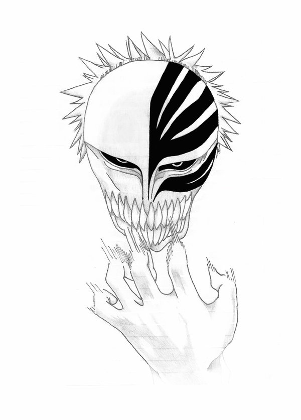 How To Draw Ichigo Hollow - ClipArt Best