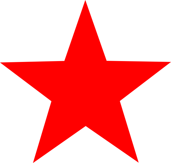 Red star clip art