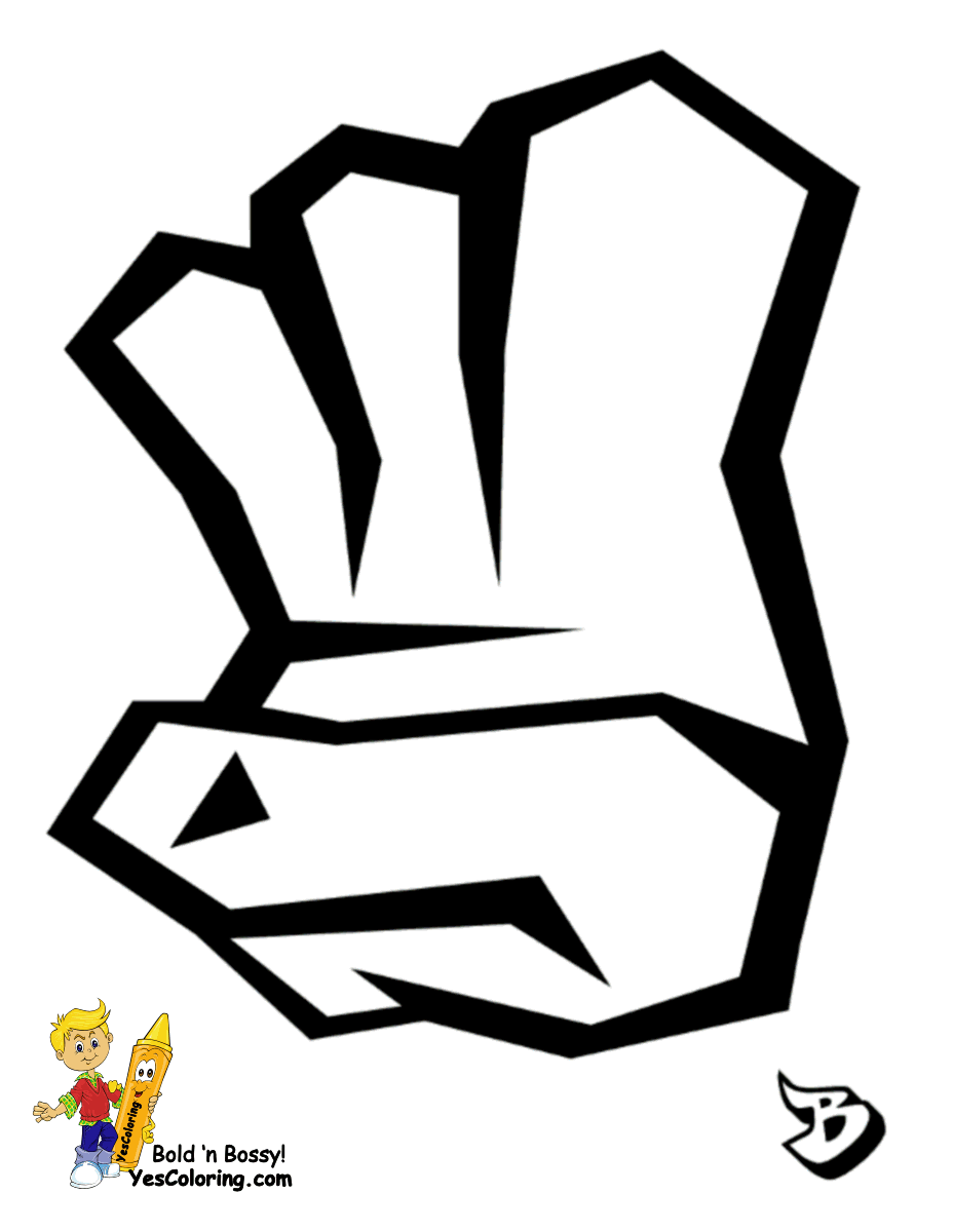 Printable Sign Language Alphabet | Graffiti | Free | ASL ...