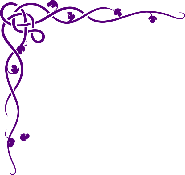 Celtic Vine- Purple Clip Art - vector clip art online ...
