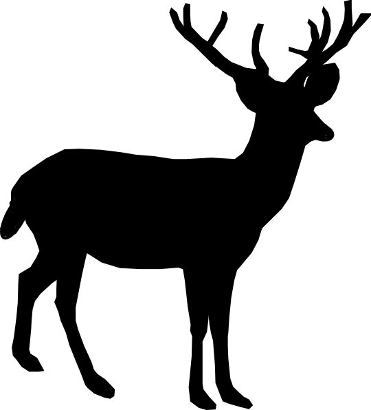 Buck Deer Outline - ClipArt Best