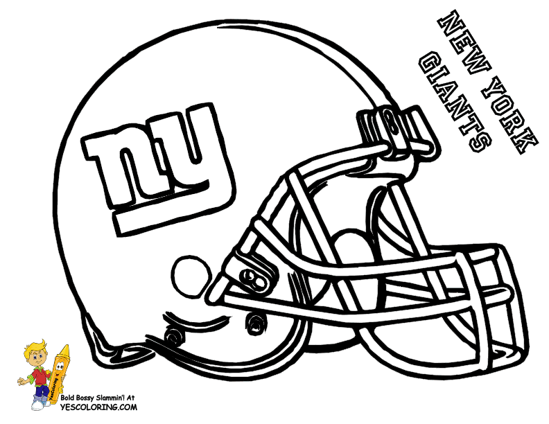 Pro Football Helmet Coloring Page |Anti-Skull Cracker Football ...