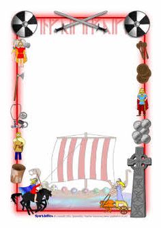 Reptiles-themed A4 page borders | Clip Art, Graphics, Templates, Patt…