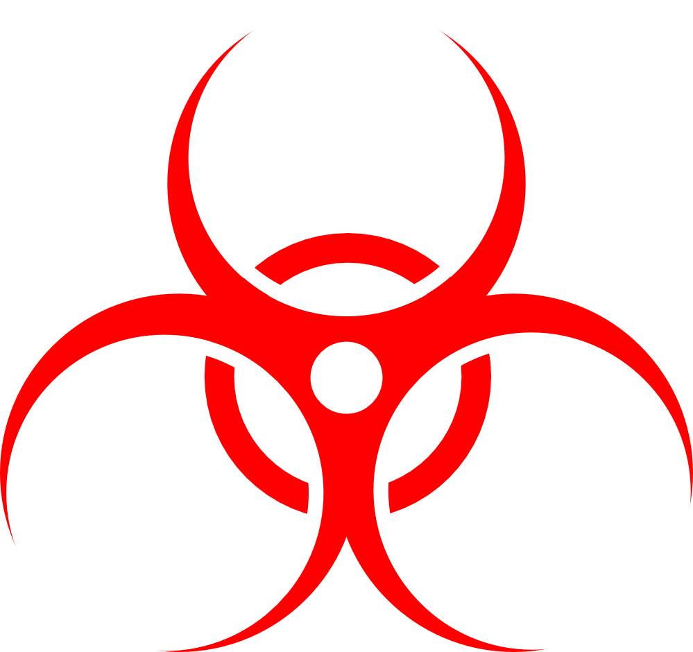 Biohazard Color Colour Red 1 Peace SupaRedonkulous peacesymbol.org ...