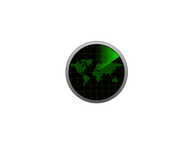 Aircraft - Vector stencils library