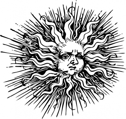 Download Ornate Sun clip art Vector Free