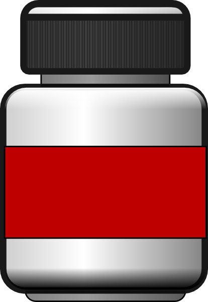 Pill Bottle clip art - vector clip art online, royalty free ...