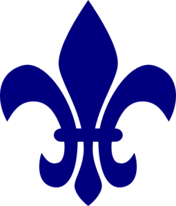 Royal Blue Fleur De Lis Clip Art - vector clip art ...