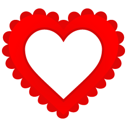 Heart Border Icon | Free Vector Valentine Heart Iconset | DesignBolts