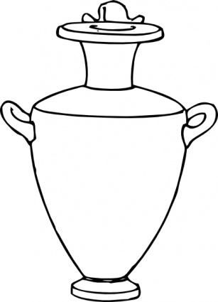 Greek Vase Outline - ClipArt Best