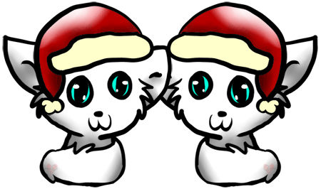 Cute Cat Face Cartoon Christmas, Echo's Cute Cat Cartoons with ...