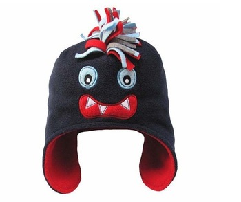 2013 2014 New Kids Winter cap Children Knitted hat Carton 3 Tooth ...