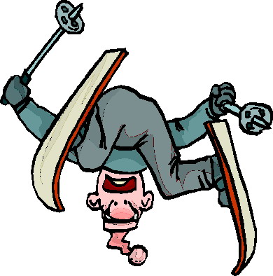 Clip Art - Clip art falling 045169