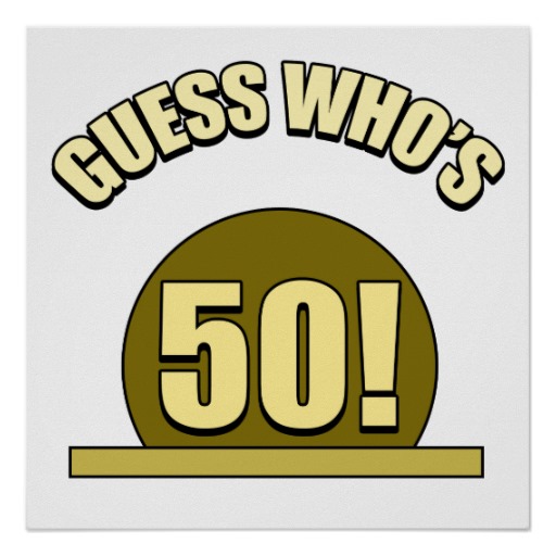 Happy 50th Birthday Posters, Happy 50th Birthday Prints, Art ...