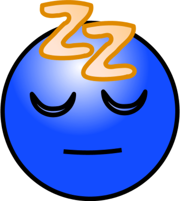 Emoticons Sleeping face - vector Clip Art