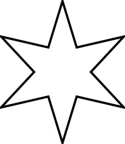 Six Pointed Star clip art - vector clip art online, royalty free ...