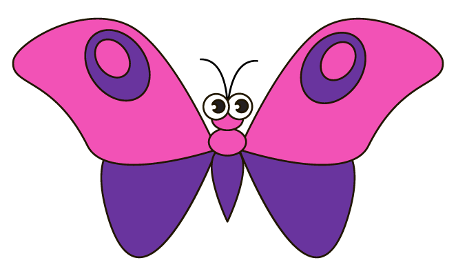 How to Draw a Butterfly in Cartoon Style | Easy Drawing Guides