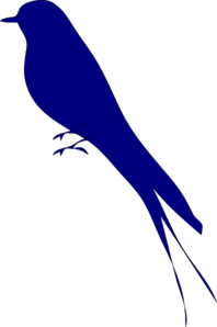 Blue bird clip art