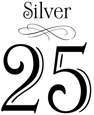 image is loading personalised 25 year silver wedding anniversary ...