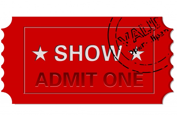 Entry Ticket, Admit One Free Stock Photo - Public Domain Pictures