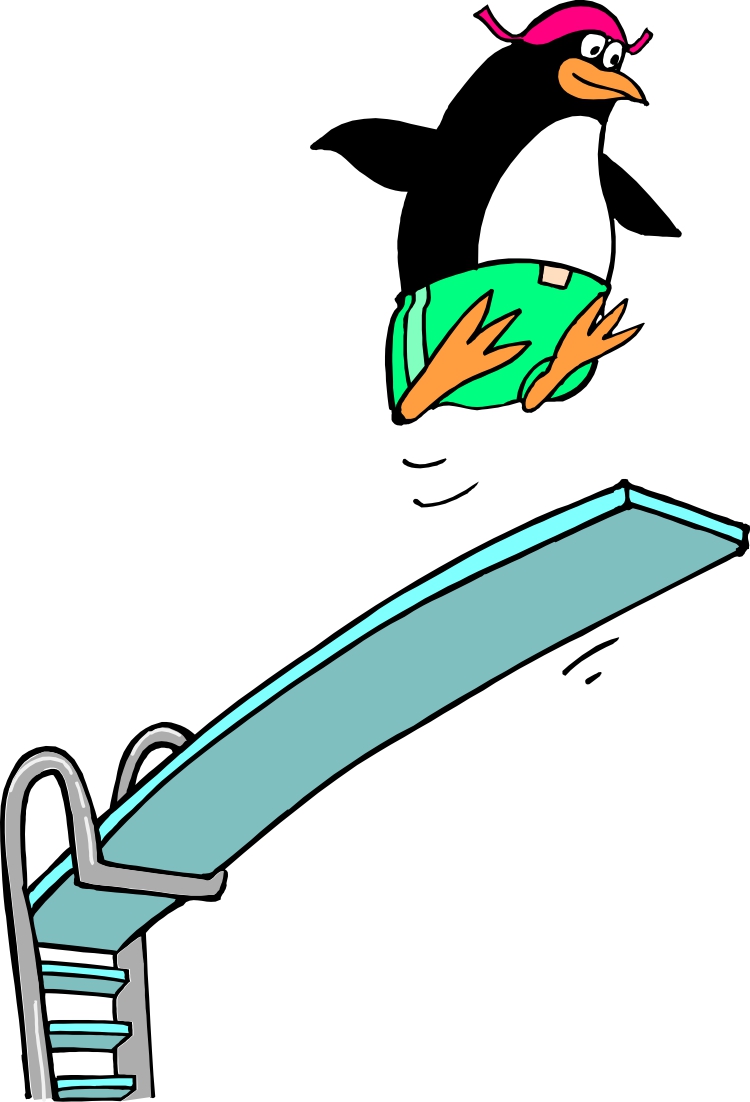 Diving Board Clipart