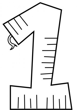 Animal Number One Line Art Vector clip art - Free vector for free ...
