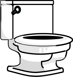 Funny Toilet Flush Clipart