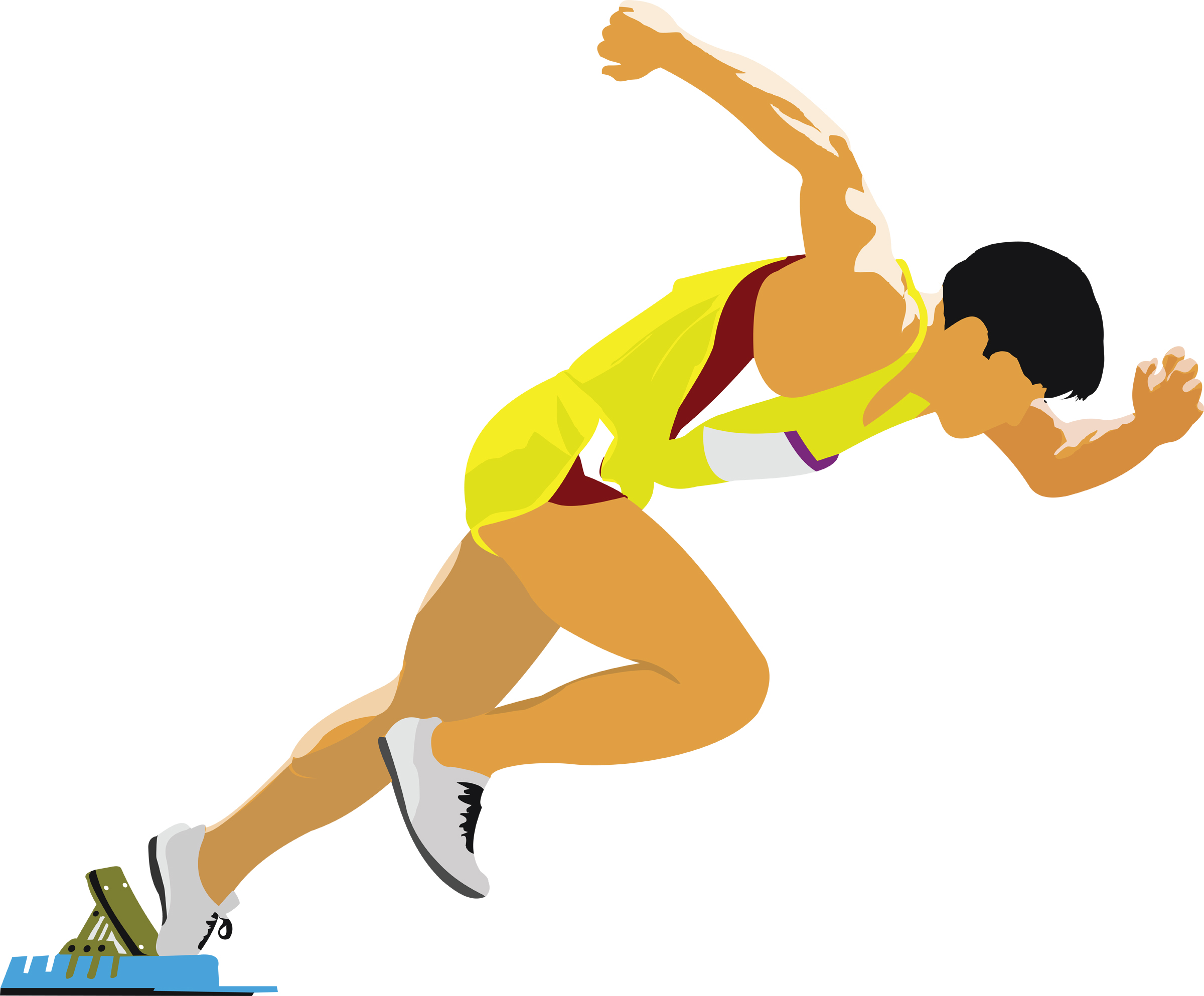 People Running Clipart - Tumundografico