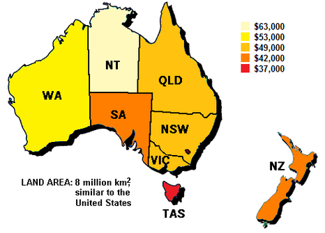 A Map Of Australia For Kids Clipart - Free to use Clip Art Resource