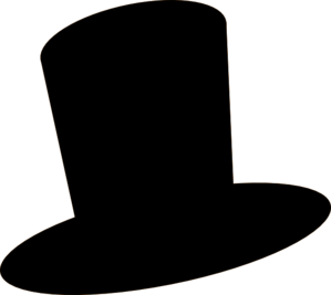 Top Hat Clipart Black And White - Free Clipart Images