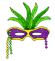 Mardi Gras Clip Art - Small Mardi Gras Masks - Mardi Gras Titles