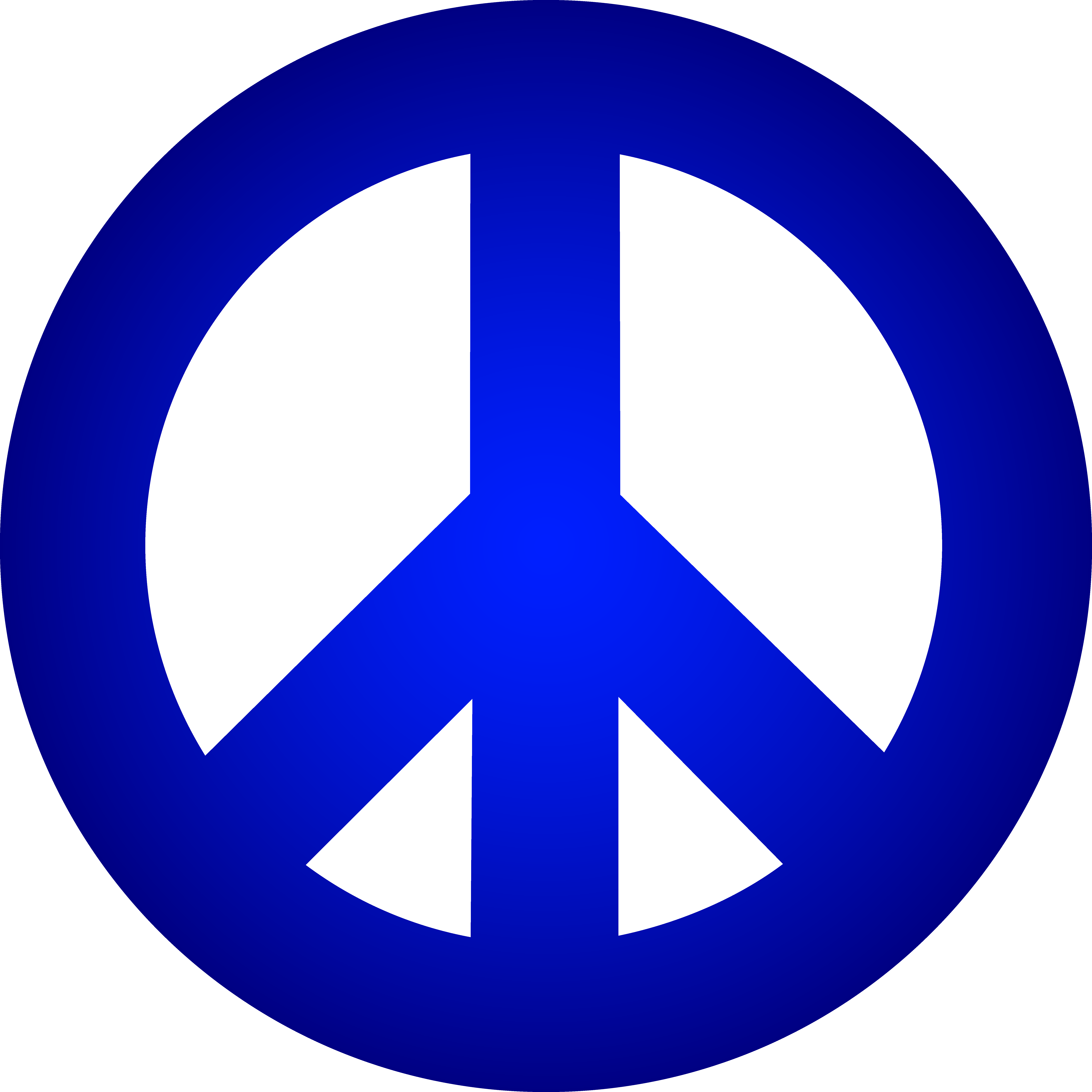 Clipart of hippy and peace sign