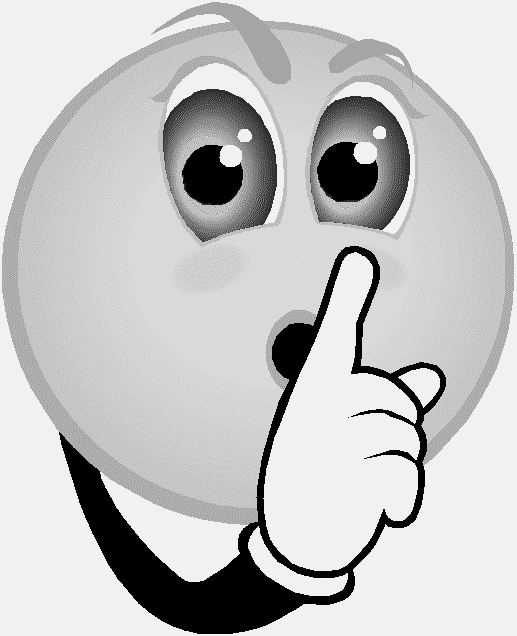 Clipart shhh signs