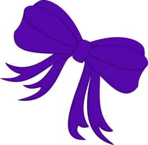 Purple Bow Clipart