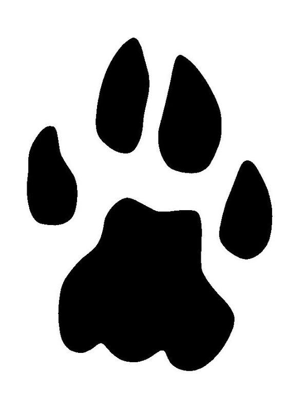 Black Panther Paw Clipart