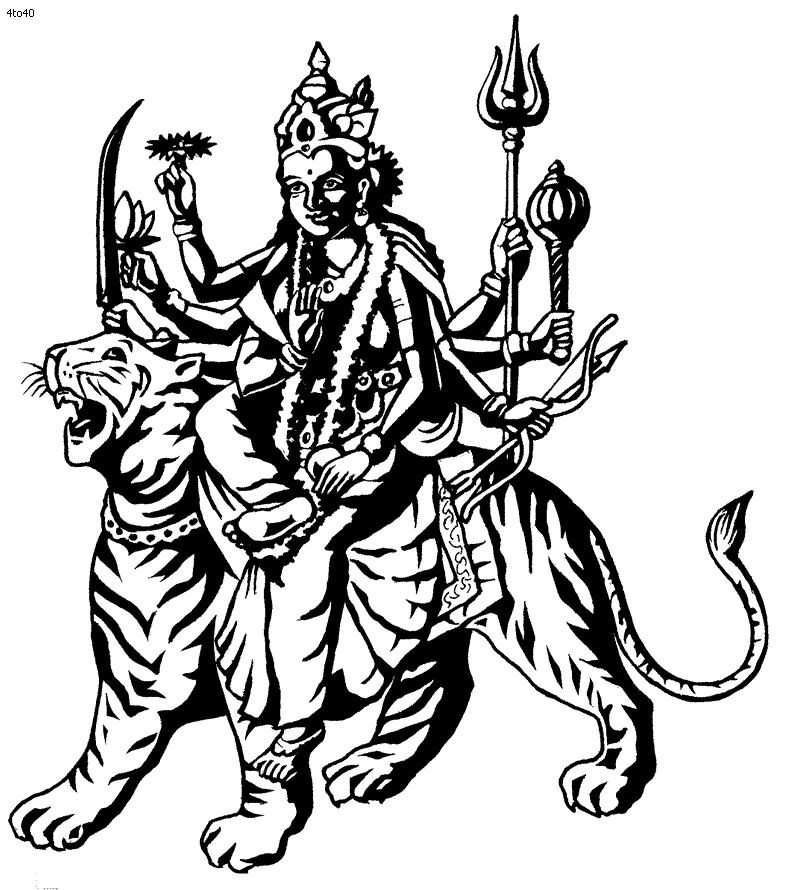 Mata ji clipart