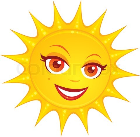 Smiling Sun Face - Free Clipart Images